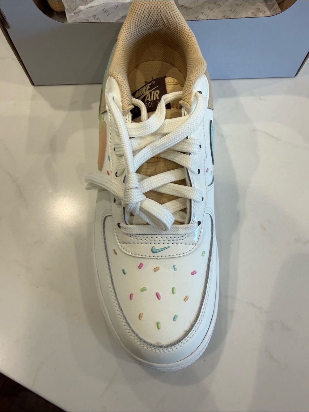 Nike Air Force 1 BG in Sail/Sesame